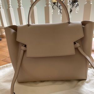 Authentic celine mini belt bag ivory color